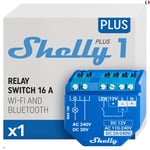 Shelly Plus 1 | Relais interrupteur connecté - 16A | Wi-Fi & Bluetooth |