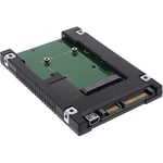 InLine 76620B Adaptateur pour Disque Dur SATA vers mSATA SSD 2,5"