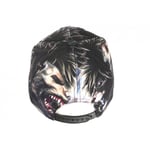 Casquette Enfant Loup Garou Noire Look Original NY Baseball Wolf 7 a 12 ans-Tai