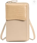 Leather Cross Body Handbags,Crossbody Phone Bag For Women,6.5 Inch Mobile Phone.