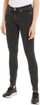 Calvin Klein Jeans Women's MID Rise Skinny J20J222448 Pants, Denim Black, 32W / 30L