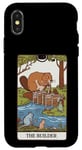 iPhone X/XS Fun Tarot Card The Builder Beaver Building Spiritual Reader Case