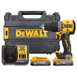 Dewalt DCD805E2T-GB 18V Brushless Powerstack Combi with 2 x Powerstack Batter...