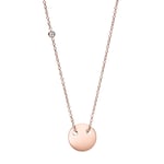 Collier Femme FOSSIL CLASSICS JF02566791 Acier inoxydable Gold Rose