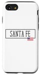 Coque pour iPhone SE (2020) / 7 / 8 Santa Fe City, États-Unis, drapeau, État, voyages, États-Unis, Amérique, femmes, hommes