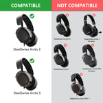 Geekria Headband Compatible with SteelSeries Arctis 5, Arctis 3 Headset