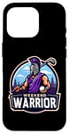 Coque pour iPhone 16 Pro Golf Weekend Warrior Player Lover Citation Phrase Joke