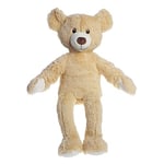 Heless 55055-Nounours en Peluche Beige, Ourson de 32 cm env. à Habiller et à déshabiller, à Aimer et comme Compagnon de Jeu, 55055, Multicolore