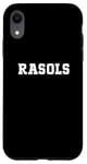 Coque pour iPhone XR Rasols Food Design pour hommes, femmes, enfants