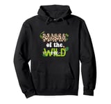 Mom of the Wild One Jungle Birthday Zoo Safari Wild Birds Pullover Hoodie