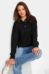 Tall Long Sleeve Button Jumper