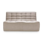 Ethnicraft, N701 2-sits soffa Beige