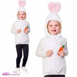 Kids Easter Bunny Tabard World Book Day Animal Pet Fancy Dress Approx 3-5 Years