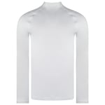 Under Armour ColdGear White Mens Infrared Fitted Golf Mock Baselayer 1366269 100 - Size Small