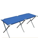 WYJW Table de Camping Pliante de Restauration de Camping en Tissu Table de Camping Pliante avec Cadre en métal Table de Jardin de Pique-Nique Trois Tailles différentes en Couleur Bleue pour Le dî