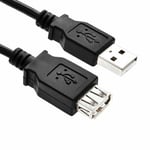 1m Long USB EXTENSION Cable Lead USB 2.0 A Male to Female Extention High Speed