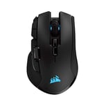 CORSAIR IRONCLAW RGB WIRELESS FPS/MOBA Souris de Jeu - 18 000 DPI - 10 Boutons Programmables - Conçue Pour Les Grandes Mains - Compatible iCUE - PC, Mac, PS5, PS4, Xbox - Noir