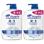 2X Head And Shoulders Anti-Dandruff Shampoo 2in1 Classic Clean 900ml, Pump