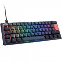 Ducky One 3 Cosmic Blue Mini Gaming Tastatur, Rgb Led - Mx-silent-red