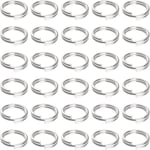 100 st 10 mm Mini Split Jump-ringar med dubbla öglor Små metallringar Anslutningar för smycken, halsband, armband, örhängen IC