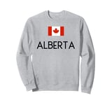 Alberta Canada Vacations Travel Canadian Women Men Country Sweatshirt