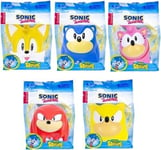 GG253	lot de 5 pcs : Sonic the Hedgehog Mega Squishme  15,5x22cm 	Sega