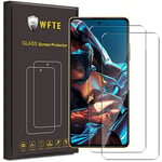 WFTE [Lot de 2 Verre Trempé pour Xiaomi 13T/13TPro/Xiaomi Poco X5 Pro, 0,26mm Film de Protection d'écran avec Haute Transparence à 99%, Anti-Trace Protecteur avec Dureté 9H Glass