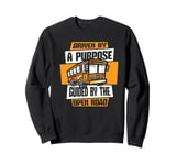 Guided By The Open Road Operator Expert School Bus Driver Sweatshirt