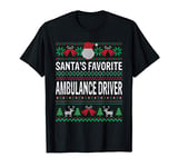 Santas Favorite Ambulance Driver Xmas T-Shirt