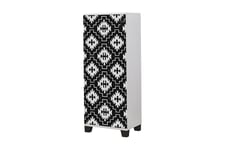 Shoe Cabinet Hvit|Svart - Skooppbevaring