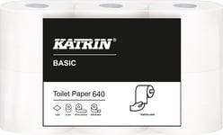 Toalettpapper Katrin Basic 640 1-lager 80m