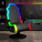 X Rocker Aurora 2.1 Wireless RGB Gaming Chair with LED Lights