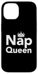 Coque pour iPhone 14 Nap Queen, j'aime dormir et reposer mes yeux