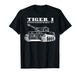 World War 2 a German Tank Tiger I a Panzerkampfwagen VI Tank T-Shirt