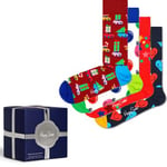 Happy socks Strømper 4P Holiday Vibes Gift Box Mixed bomull Str 41/46