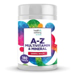 A-Z Multivitamin and Minerals 180 Tablets Vitamins for Men's and Women's 23 H...