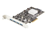 Startech.Com 4-Portars Usb Pcie-Kort - 10 Gbps Usb 3.1 / 3.2 Gen 2 Type-A Pci Express-Expansionskort Med 2 Styrenheter - 4 X Usb-A - Usb Pcie-Tilläggskort - Windows/Mac/Linux - Usb-Adapter - Pcie 3.0 X4 - Usb 3.1 Gen 2 X 4