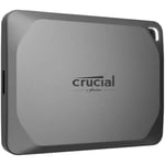 Crucial X9 Pro - SSD - chiffré - 4 To - externe (portable) - USB 3.2 Gen 2 (USB-C connecteur) - AES 256 bits