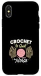 Coque pour iPhone X/XS Crochet Therapy Mindfulness Soulagement du stress Bien-être mental