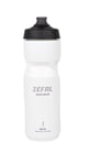 ZEFAL Sense Pro 80 Blanc Bidon Velo - Gourde Velo Route et VTT Légère et Étanche - Fabriqué en France - 85 g, 800 ml