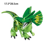 Jurassic Dinosaur World Series Building Blocks Triceratops  Big Figures|blocks Kuo ear dragon