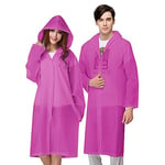 Vicloon Poncho Pluie,2 Pièces Poncho Impermeable,Réutilisable Poncho Matériel EVA,Poncho Pluie Femme et Homme,Parfait pour Les Festivals de Camping et Les Randonnées, Blanc, Taille Unique