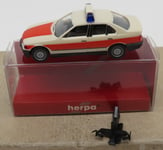 MICRO HERPA HO 1/87 BMW 325 I E36 ROUGE 4 portes NOTARZT URGENCE #041584  in box