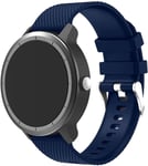 Abasic compatible with Garmin Vivoactive 4 (45MM) / Legacy Saga Darth Vader (45MM) / Legacy Hero First Avenger (45MM) Watch Strap, Premium Soft Silicone Watch Band Replacement Wristbands (22mm, Midnight Blue)