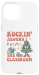 iPhone 15 Rockin' Around the Classroom Christmas Tree Case