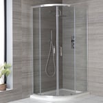 Cabine de douche quart de cercle avec receveur – Choix de tailles - Portland