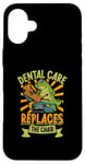 Coque pour iPhone 16 Plus Dentiste crocodile