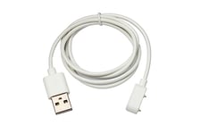 SYSTEM-S Câble USB 2.0 100 cm pour montre connectée Oppo Band 2 Blanc