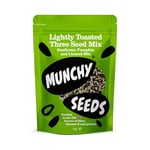 Munchy Seeds Lightly Toasted Three Seed Mix, With Pumpkin Seeds & Sunflower Seeds, Gluten Free High Protein Snacks, Nutritious & Versatile Mixed Seeds, Source Of Vegan Protein, High Fibre Snacks, 1kg