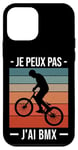 Coque pour iPhone 12 mini Je Peux Pas J'Ai Bmx Vélo Velo humour